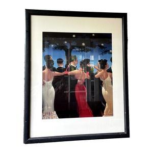 Jack Vettriano Waltzers Couples Dancing Professionally Framed Print Poster EUC